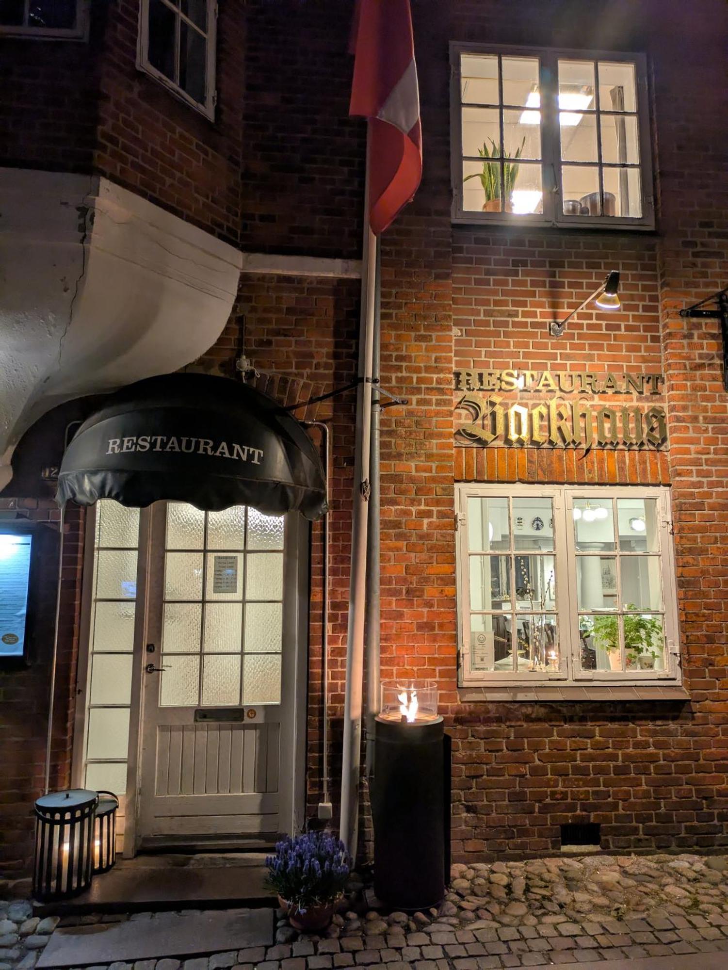 Restaurant Backhaus Hotel Рибе Екстериор снимка